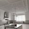 Ekena Millwork 78 34W x 78 34H x 58T Large Olivia Decorative Fretwork Ceiling Panels, PVC CELP79X7902OLV - alternate 10